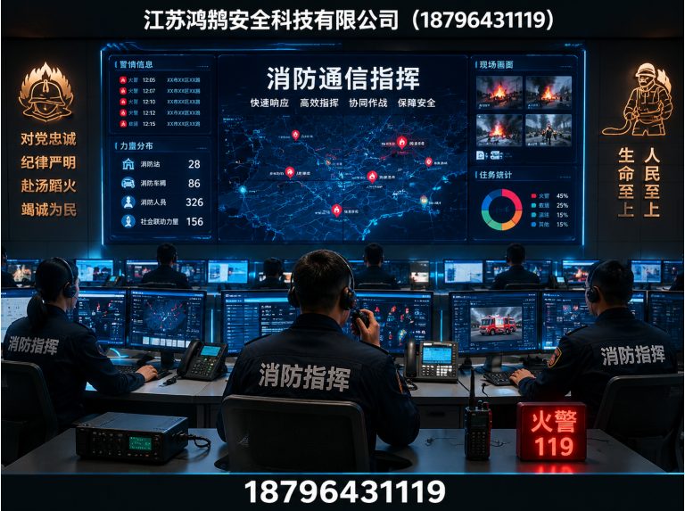 清远智慧消防系统展示图